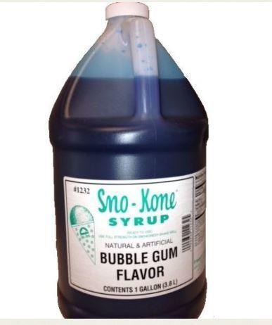 Bubble Gum Sno Cone Flavor