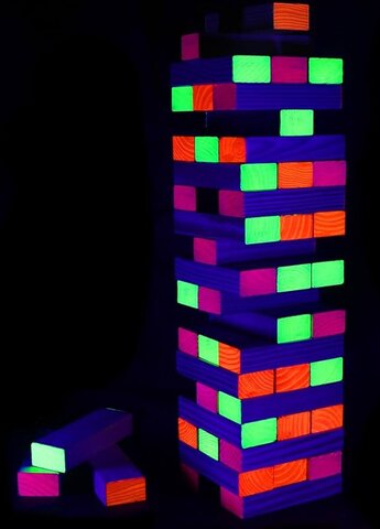 Glow Jenga Glow Jenga