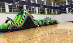 Radical Run 65 foot obstacle course with slides