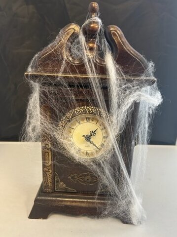 Old Clock Prop with cobweb Old Clock Prop with cobweb