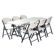 6' Table with 6 Chairs 