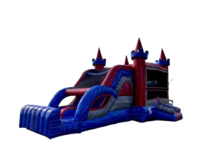 Castle Tower Dual Lane with Bumpers Dry Combo
