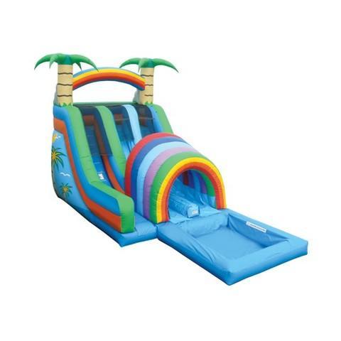 18' Double Funnel Tunnel Water Slide