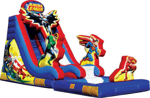 Justice League Slide with Pool