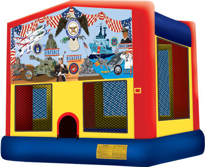 US Military Bounce House