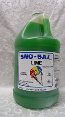 Sno Cone Syrup Gallon- Lemon-Lime