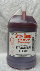 Sno Cone Syrup Gallon- Strawberry