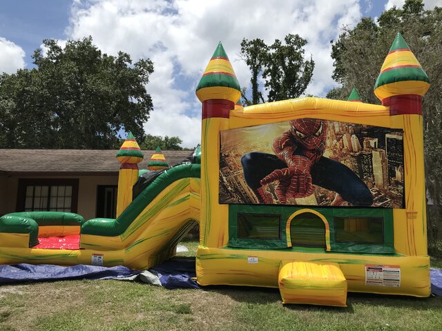 Spider man Bounce House Combo