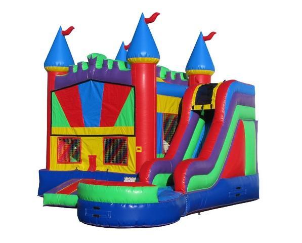 Rainbow Water Slide Combo Rainbow Water Slide Combo