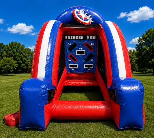 Captain America Frisbee Challenge Captain America Frisbee Challenge