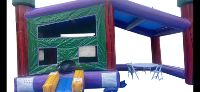 Euro Marble Canopy Bounce House Euro Marble Canopy Bounce House