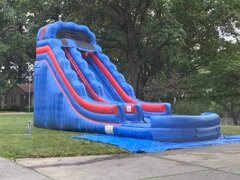 20Ft Red and Blue Waterslide