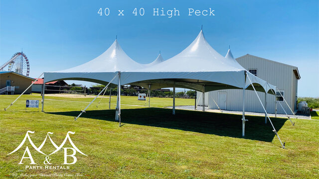 40x40 High Peak Tent