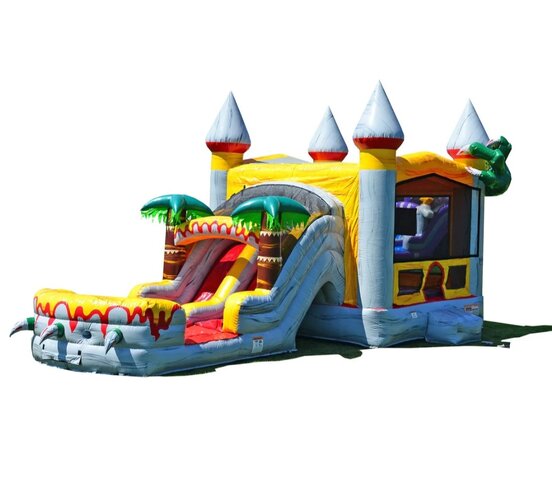 T-Rex Bounce House Slide Combo Wet Unit T-Rex Bounce House Slide Combo Wet Unit