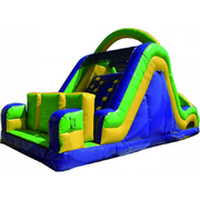 30' Wacky Slide Obstacle Course Interactive Inflatable