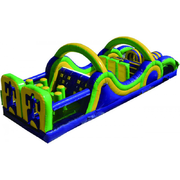 35' Wacky Obstacle Course Interactive Inflatable