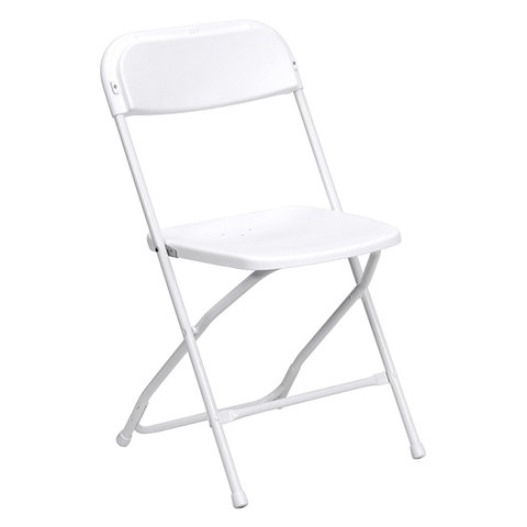 White Folding Chair White Folding Chair
