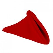 17 in. Polyester Napkins Red