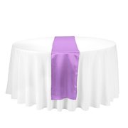 14 x 108 in. Satin Table Runner Lavender 14 x 108 in. Satin Table Runner Lavender