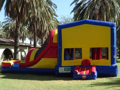 Spiderman Bounce-Water Slide 