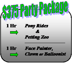 Party Package 4 Party Package 4
