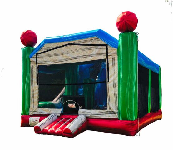 5 in 1 Enclosed Combo with Dry Slide 5 in 1 Enclosed Combo with Dry Slide