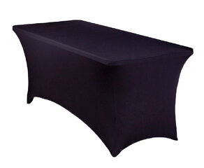 Table Cloth - Fitted Stretch BLACK