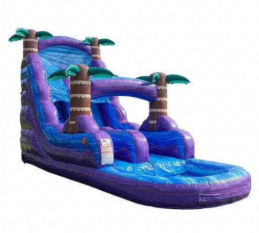 Purple Hurricane Water Slide 18ft Purple Hurricane Water Slide 18ft