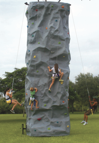 Rock Wall 24ft - 4 people Rock Wall 24ft - 4 people