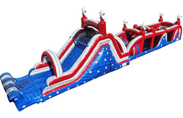 73ft All American Obstacle Course Full Unit 73ft All American Obstacle Course Full Unit