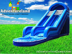 20' High Blue Wet Slide