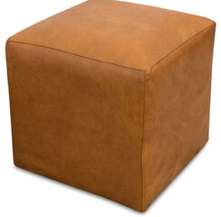 Leather Cube Stool