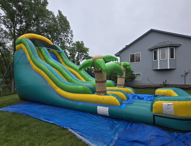🌴 20ft Giant Tropical Tree Water Slide 🌊 Wet or Dry 🌴 20ft Giant Tropical Tree Water Slide 🌊 Wet or Dry