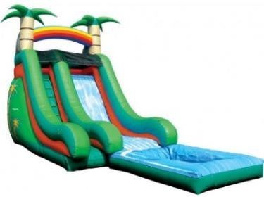 Paradise 18ft Water Slide with pool