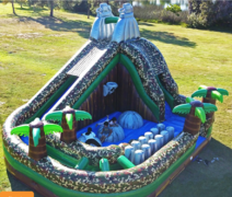 Battlefield Obstacle Combo w/ Water Slide (REQUIRES 5 FT WIDE ENTRY ACCESS)
