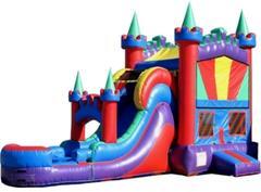 Rainbow Castle with pool Rainbow Castle with pool