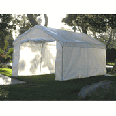  20 ft.  Wide  Front Panel with Zipper- Roll Up Opening