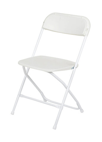 White Plastic Folding Chairs