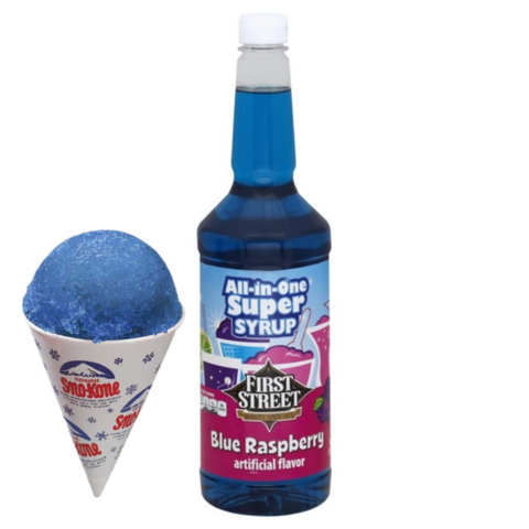 Extra Snow Cone Syrup BLUE RASPBERRY