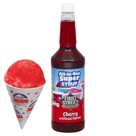 Extra Snow Cone Syrup CHERRY RED