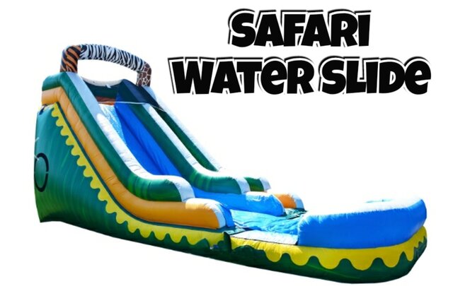 18'H Safari Water Slide (with pool) 18'H Safari Water Slide (with pool)