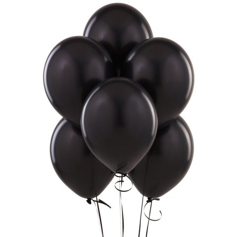 Black Latex Balloons (w/Helium) Black Latex Balloons (w/Helium)