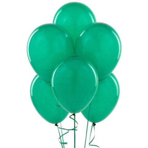 Green Latex Balloons (w/Helium) Green Latex Balloons (w/Helium)