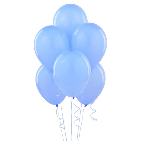 Light Blue Latex Balloons (w/Helium) Light Blue Latex Balloons (w/Helium)