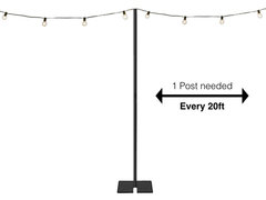 String Light Post