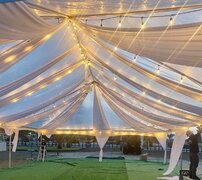 20x50 Partial Draped Tent