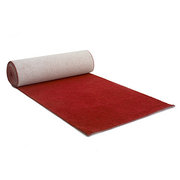4x75 red carpet with bound edges 