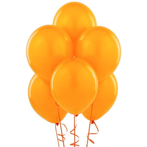 Orange Latex Balloons (w/Helium) Orange Latex Balloons (w/Helium)