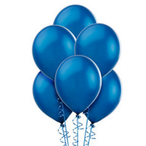 Royal Blue Latex Balloons (w/Helium) Royal Blue Latex Balloons (w/Helium)
