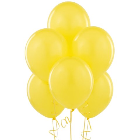 Yellow Latex Balloons (w/Helium) Yellow Latex Balloons (w/Helium)